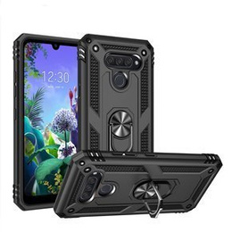 Pancierované obal na mobil pre LG K50 / Q60, Nox Case Ring, čierne