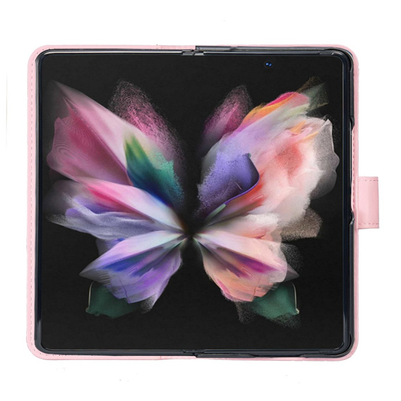 Klapkové puzdro pre Samsung Galaxy Z Fold6 5G, Wallet, BINFEN COLOR, ružové