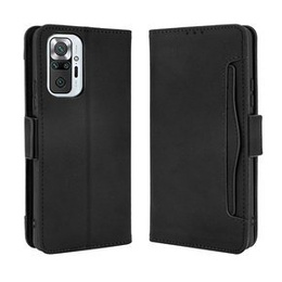 Klapkové puzdro pre Xiaomi Redmi Note 10 Pro, Card Slot, čierne