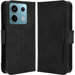 Klapkové puzdro pre Xiaomi Redmi Note 13 Pro 5G, Card Slot, čierne