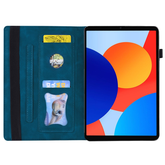 Puzdro pre Xiaomi Redmi Pad SE 8.7, Classic, s priestorom pre stylus, modré