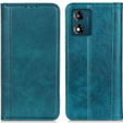 Flipové puzdro pre Motorola Moto E13, Split Leather, zelený