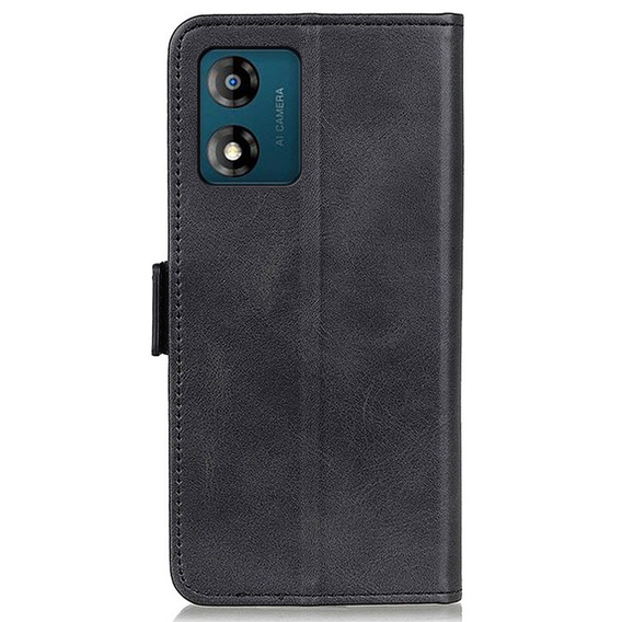 Klapkové puzdro pre Motorola Moto E13, Wallet, čierne