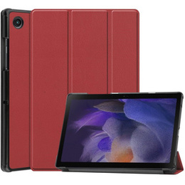 Puzdro pre Samsung Galaxy Tab A8 10.5 SM-X200 SM-X205, Smartcase, bordové