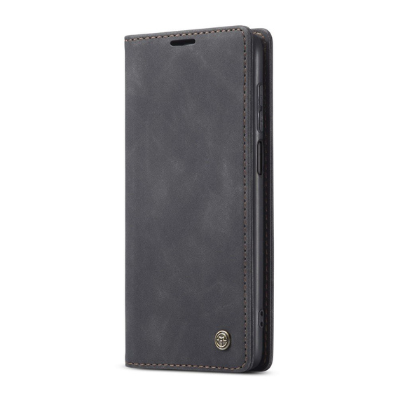 CASEME puzdro pre Xiaomi do Redmi Note 9s / 9 Pro, Leather Wallet Case, čierne