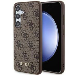 GUESS Obal na mobil pre Samsung Galaxy A55, 4G Charms Collection Hardcase, hnedé