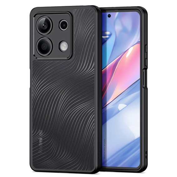 Puzdro DuxDucis pre Xiaomi Redmi Note 13 5G, Aimo case, transparentné / čierne
