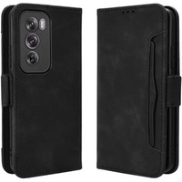 Klapkové puzdro pre Oppo Reno 12, Card Slot, čierne