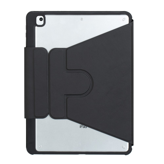 Puzdro s klávesnicou pre iPad 11" 2025 A16 (11 gen.) / iPad 10.9" 2022 (10 gen.), Rotary 360° Leather, čierne
