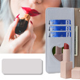 Flipové puzdro pre Xiaomi Redmi 13C / Poco C65, Wallet Zipper Pocket, so zrkadlom, modré