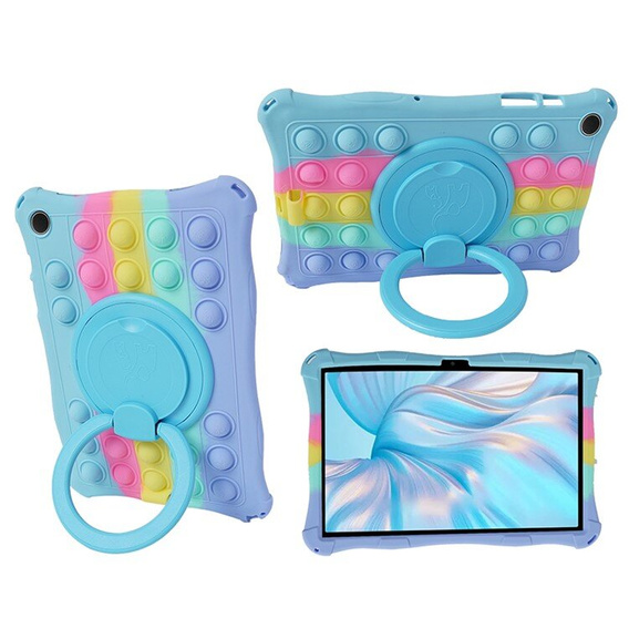Detské puzdro pre Samsung Galaxy Tab A9, bublinkové, viacfarebné