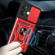 Obal na mobil pre Oppo A40 / Oppo A40m, CamShield Slide, červené