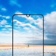 Amorus Full Glue tvrdené sklo pre Samsung Galaxy A25 5G, čierny rám