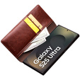 Flipové puzdro pre Samsung Galaxy S25 Ultra, QIALINO Leather Wallet, tmavohnedá