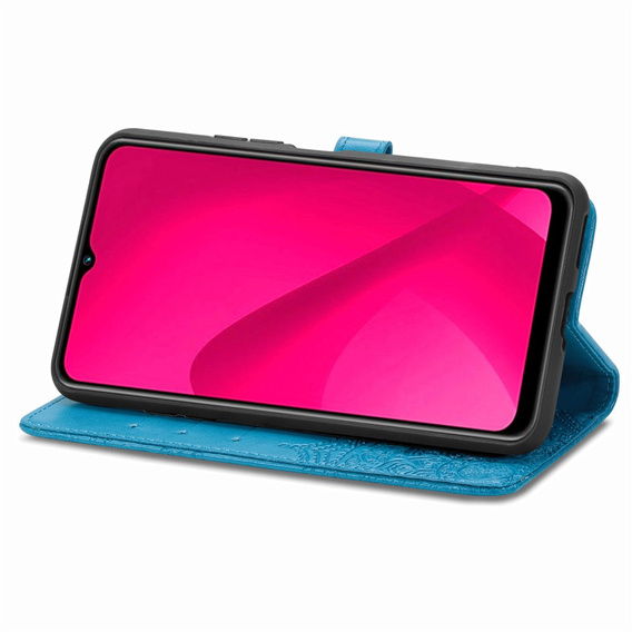 Klapkové puzdro pre T Phone 2 5G, Mandala, modré
