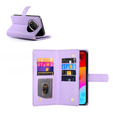 Klapkové puzdro pre Honor Magic 7 Lite, Wallet Zipper Pocket, fialové