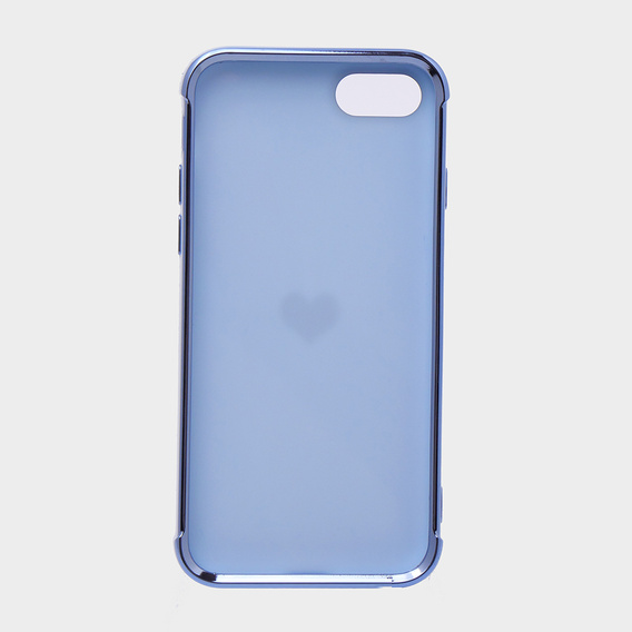 Obal na mobil pre iPhone 7/8/SE 2020/SE 2022, Electro heart, modré