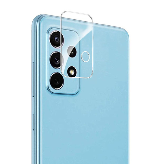 Tvrdené sklo na fotoaparát pre Samsung Galaxy A33 5G, modré
