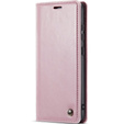 CASEME flipové puzdro pre Samsung Galaxy A33 5G, Waxy Textured, ružové