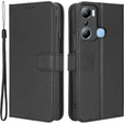 Klapkové puzdro pre Infinix Hot 20i, Wallet Smart Magnet Case, čierne