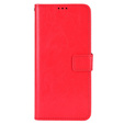 Klapkové puzdro pre Oppo A17, Crazy Horse Wallet, červené