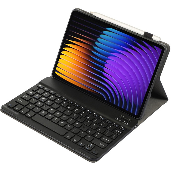 Puzdro s bluetooth klávesnicou pre Xiaomi Pad 7 / 7 Pro, čierne