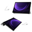Puzdro pre Samsung Galaxy Tab S10 Lite / S10 FE / S9 FE, s chlopňou, sleeping cat
