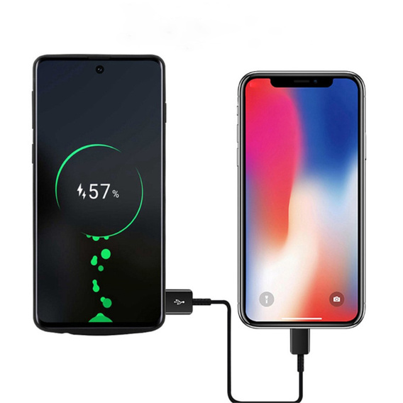 Puzdro s 4800mAh batériou pre Samsung Galaxy S22, čierne