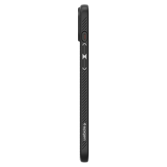 Puzdro Spigen pre iPhone 15, Liquid Air, čierne + tvrdené sklo 9H