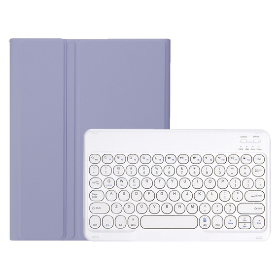 Puzdro + klávesnica Galaxy Tab S8 / S7, Pen Slot, fialové