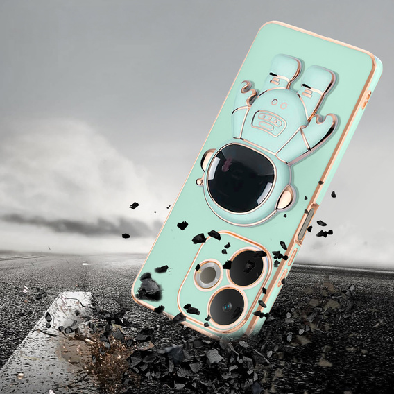 Obal na mobil pre Oppo A5 Pro 5G, Astronaut, zelený