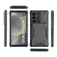 Puzdro pre Samsung Galaxy S24, ERBORD Rugged Case, čierne