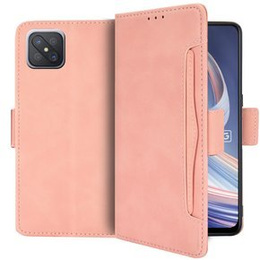 Klapkové puzdro pre Oppo Reno 4 Z 5G, Card Slot, ružové