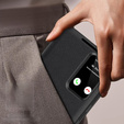 Flipové puzdro pre Samsung Galaxy S25+ Plus, Smart View Wallet, čierne