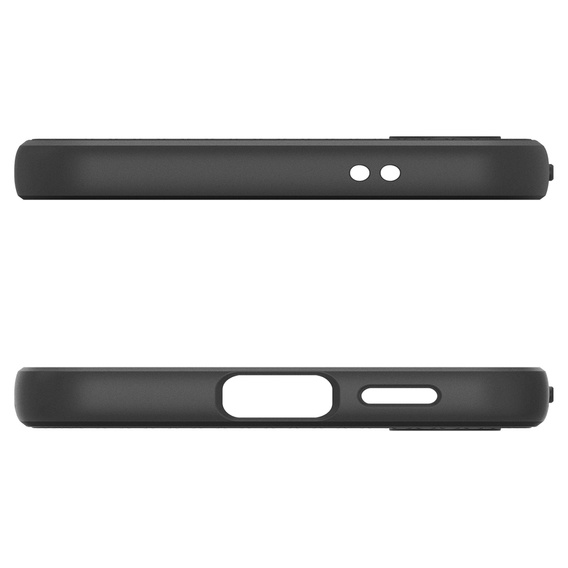 Puzdro Spigen pre Samsung Galaxy S24, Liquid Air, čierne + tvrdené sklo 9H