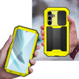 Obrnené puzdro pre Samsung Galaxy S25+ Plus, R-JUST, žlté