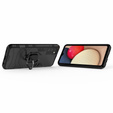 Obal na mobil pre Samsung Galaxy A02S, Kickstand Ring, čierne