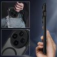 Puzdro pre Oppo Find X8 Pro, pre MagSafe, ERBORD Matt Case, čierny