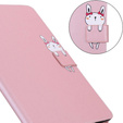 Puzdro pre Samsung Galaxy Tab A7 Lite 8.7, s chlopňou, animal, ružové