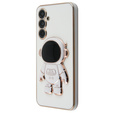 Obal na mobil pre Samsung Galaxy A54 5G, Astronaut, biele