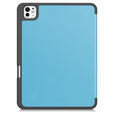 Puzdro pre iPad Pro 11" 2024 (5 gen.), Smartcase s priestorom pre stylus, modré