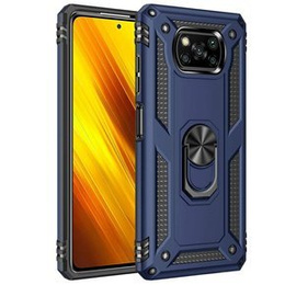 Pancierované obal na mobil pre Xiaomi Poco X3 NFC, Nox Case Ring, modré