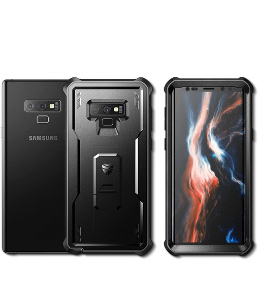 Obrnené puzdro pre Samsung Galaxy Note 9, Dexnor Full Body, čierne