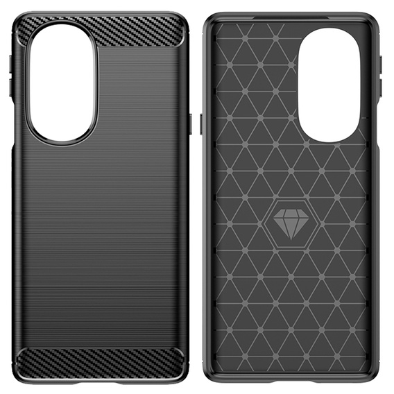 Obal na mobil pre Motorola Edge 30 Pro, Carbon, čierne