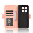Klapkové puzdro pre Xiaomi 14T Pro, Card Slot, ružové