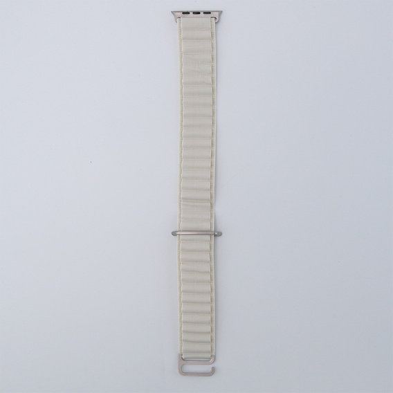 Nylonový remienok pre Apple Watch 1/2/3/4/5/6/7/8/SE/ULTRA 42/44/45/49 mm, béžový