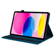 Puzdro pre iPad 10.9 2022 10 Gen, Classic, s priestorom pre stylus, modré