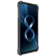 IMAK Obal na mobil pre Asus Zenfone 8, Dropproof, transparentné / čierne