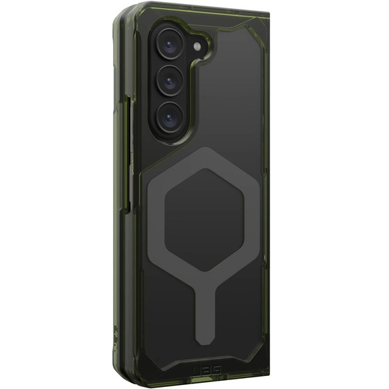 Urban Armor Gear Obal na mobil pre Galaxy Z Fold 5 5G, Plyo MagSafe, transparentné / zelené