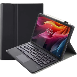 Puzdro + klávesnica Lenovo Tab K11 Plus, Leather Pen Slot TouchPad, čierne